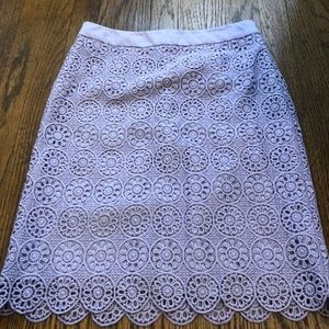 The Limited Lilac Pencil Skirt